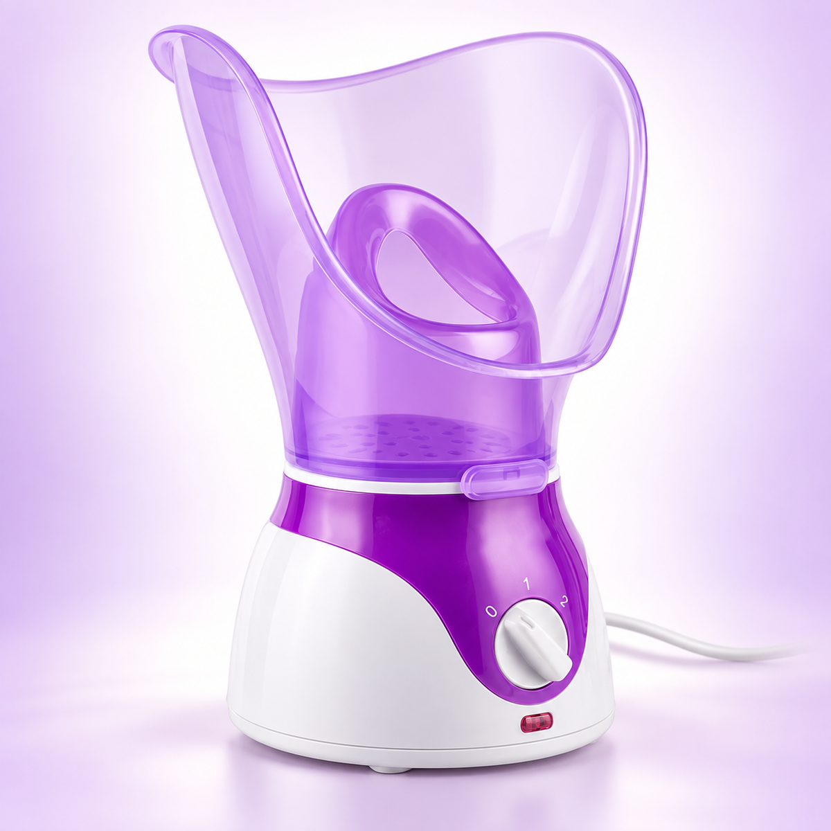 Home Facial Steamer – Warm Mist Steamer with Face Mask, Nasal Mask & Measuring Cup