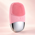 Mini Sonic Facial Cleansing Brush – Soft Silicone Bristles, USB Rechargeable, IPX7 Waterproof