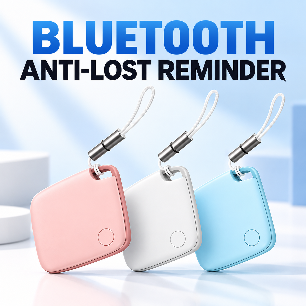 Mini Bluetooth Anti-Lost Pager — Wireless Key, Bag & Wallet Finder with App Alerts