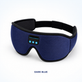 Bluetooth Sleep Mask with Built-In Speakers — Blackout Sleep Headphones for Side Sleepers