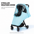 Universal Stroller Rain Cover — Warm Waterproof Weather Shield for Pushchairs