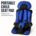 Portable Toddler Seat Pad with 5-Point Harness — Travel Booster Cushion