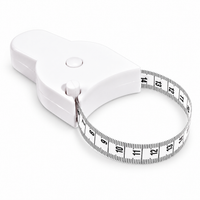 Retractable Body Measuring Tape — Self-Locking Tape Measure for Waist, Hips, Arms and Thighs, Push-Button Retract