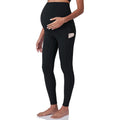 Antenatal Yoga Support Leggings — High-Waist Maternity Workout Pants with Pockets