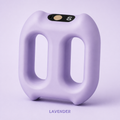 Handheld Vibration Body Massager — Electric Double-Ring Fascia Massager, 5 Speeds, Quiet Brushless Motor