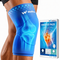 Hot & Cold Knee Ice Pack Wrap — Reusable Gel, 360° Coverage, Adjustable, S–XL, for Sore Knees