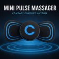 Mini EMS Muscle Stimulator — Wireless Pulse Massage Pad, USB Rechargeable, Pocket-Sized for Shoulders, Back & Legs